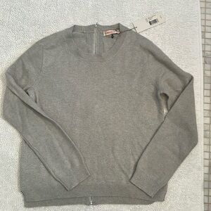 Rebeca Taylor metallic grey/silver sweater